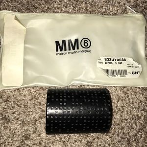 MM6 maison martin margiela black cuff